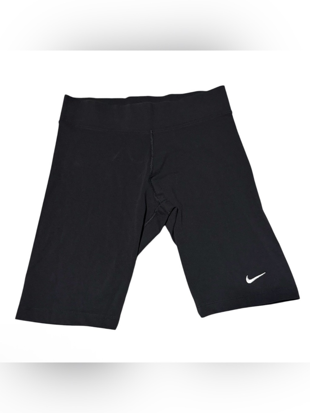 Nike Women’s Essential Mid-Rise Bike Shorts – Black, medium